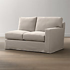 Axis II Slipcovered Right Arm Loveseat