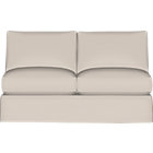 Axis II Slipcovered Armless Full Sleeper Sofa