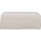 Axis II Slipcovered Storage Ottoman