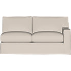 Axis II Slipcovered Right Arm Sectional Full Sleeper Sofa with Air Mattress