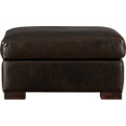 Axis Leather Ottoman