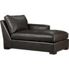 Axis Leather Sectional Right Arm Chaise