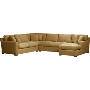 Axis 4-Piece Right Arm Chaise Corner Sectional