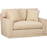 Axis Slipcovered Twin Sleeper Sofa