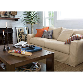 Axis Slipcovered 2-Seat Sofa