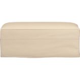 Axis Slipcovered Storage Ottoman