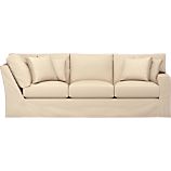 Axis Slipcovered Right Arm Corner Sectional Sofa