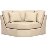 Axis Slipcovered Sectional Wedge