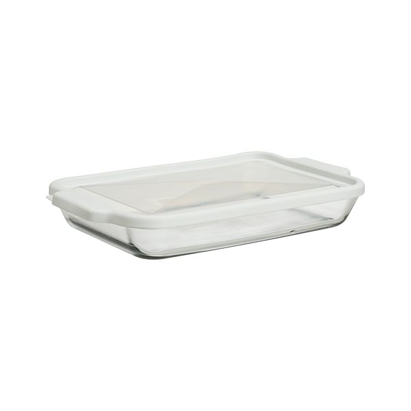 Glass and Store Rectangular Casserole Dish Crate and Barrel