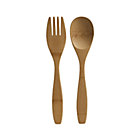 Bamboo 2-Piece Salad Server Set. 12"