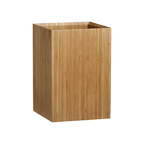Bamboo Waste Can