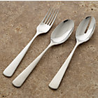 Barberry 3-Piece Serving Set: serving fork, pierced serving spoon and serving spoon.