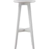 White 30" Barstool