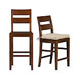 Basque Honey Barstools and Cushion