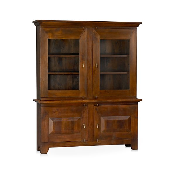  - basque-honey-large-buffet-with-hutch-top