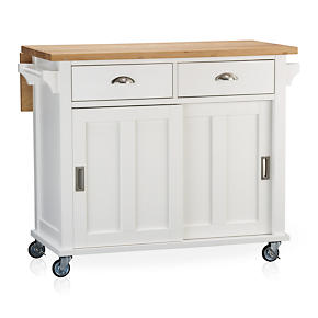 Belmont White Kitchen Island
