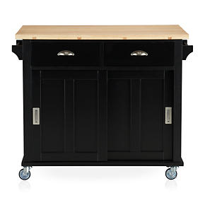 Belmont Black Kitchen Island