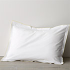 Belo Yellow Standard Flange Pillow Sham.