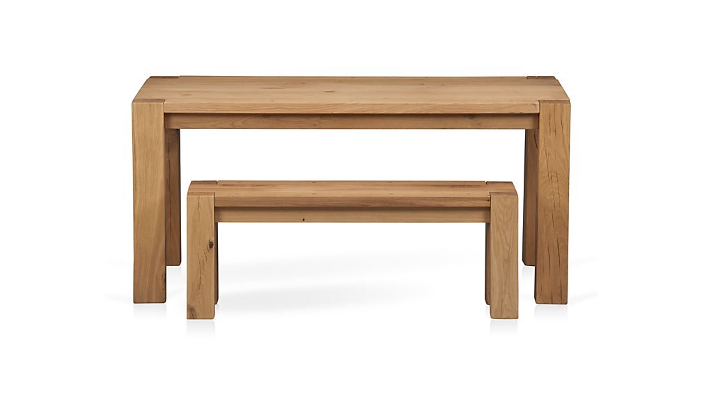 Big Sur Natural 90.5" Dining Table in Dining Tables Crate and Barrel