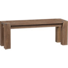 Big Sur Smoke 48" Bench (sized for Big Sur 65" Dining Table).