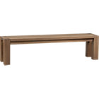 Big Sur Smoke 71.5" Bench (sized for Big Sur 90.5" Dining Table).