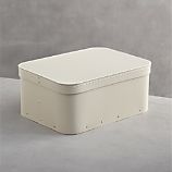 Bigso® Ivory Small Rectangular Storage Box