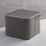 Bigso® Grey Large Square Storage Box