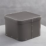 Bigso® Grey Small Square Storage Box