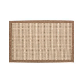 Biscayne Pecan 4x6 Indoor-Outdoor Rug