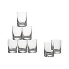 Set of eight bitty bite tall glasses. 3 oz