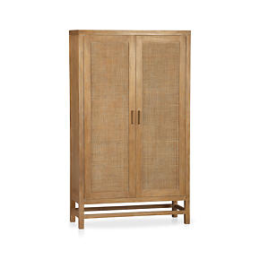 Blake Grey Wash 2-Door Cabinet