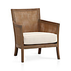 Blake Grey Wash Lounge Chair with Cushion