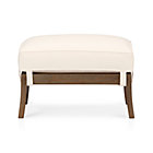 Blake Grey Wash Ottoman with Cushion