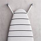 Fibertech® Wide Top Ironing Board Cover with Grey Stripe Pad.
