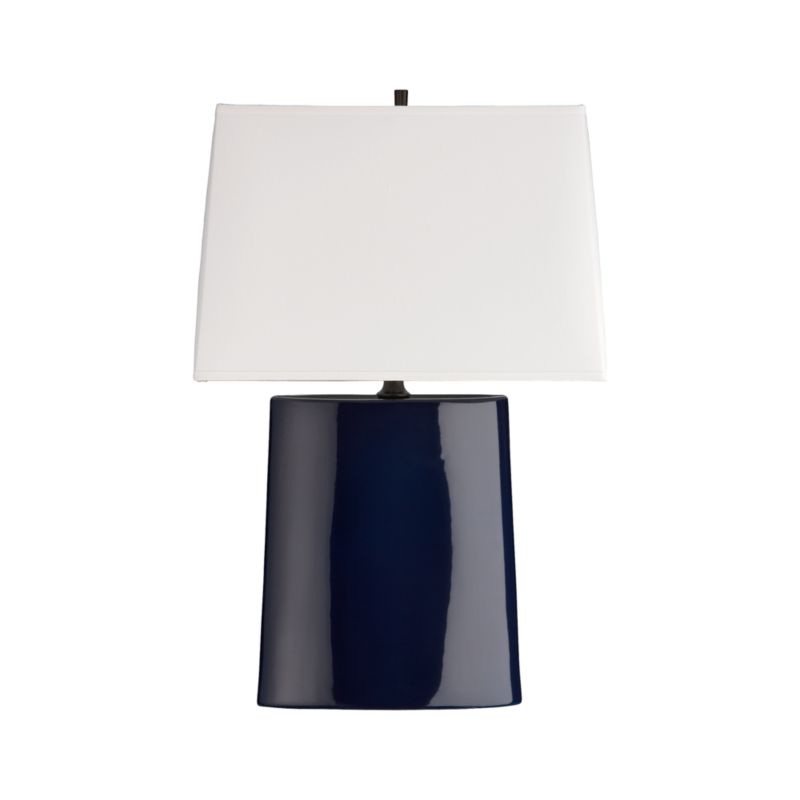 Boka Midnight Blue Table Lamp Crate and Barrel