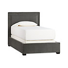 Border Velvet Twin Bed