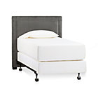 Border Velvet Twin Headboard