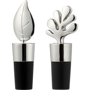 Botanical Bottle Stoppers Set of Two