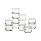 Set of 12 bowls with lids. 16 oz.