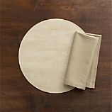 Brentwood Placemat and Cotton Neutral Napkin