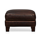Briarwood Leather Ottoman