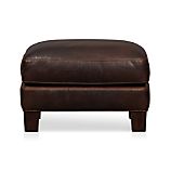 Briarwood Leather Ottoman
