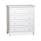 Brighton White Four-Drawer Chest.
