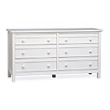 Brighton White 6-Drawer Dresser