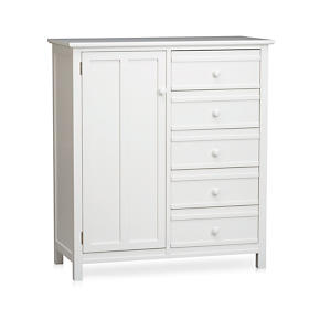 Brighton White Chifforobe
