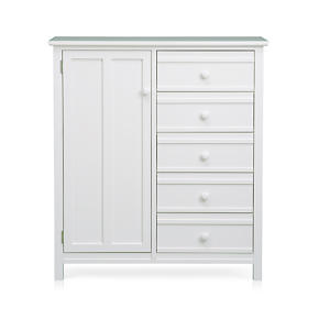 Brighton White Chifforobe