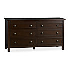 Brighton Coffee Six-Drawer Dresser.