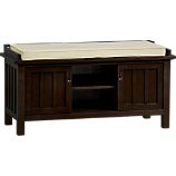 Brighton Coffee Storage Bench with Natural Cushion