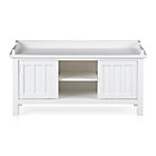 Brighton White Storage Bench.