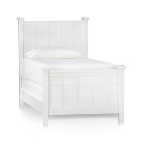 Brighton White Twin Bed